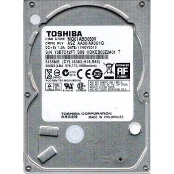 Накопитель HDD 2.5" SATA 500GB Toshiba 5400rpm 8MB (MQ01ABD050V) - Refurbished