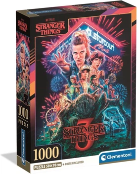 Пазл Clementoni Stranger Things 3 Странные чудеса 1000 шт. (39979)