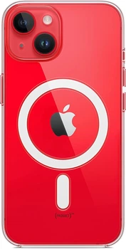 Чохол прозорий протиударний Clear Case with MagSafe для Apple Iphone 14/13 (6.1") Crystal Clear