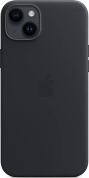 Чохол шкіряний Leather Case with MagSafe для Apple Iphone 14 Plus (6.7") Black