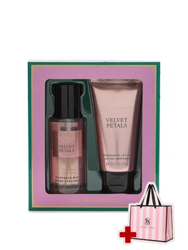 Подарунковий набір косметики (міст та лосьон для тіла) Victoria's Secret Velvet Petals Fragrance Duo + Подарунковий пакет 25165101