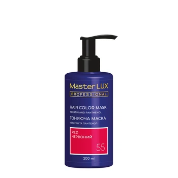 Тонирующая маска для волос Master LUX professional Червоний 200 мл