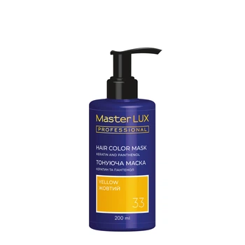 Тонирующая маска для волос Master LUX professional Желтый 200 мл