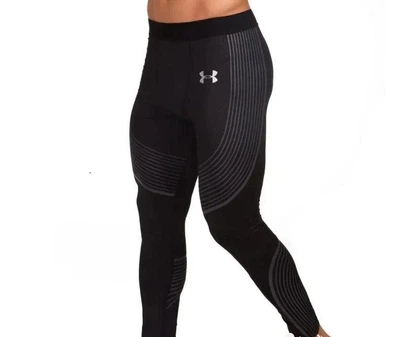 Чоловічі тайтси компресійні Under Armour CO-801, спортивні легінси, лайкра, чорні М