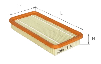 Фильтр воздушный Alpha Filter TOYOTA Avensis I, Camry I(II), Carina E(FF, I, II), Celica, Corolla IV(V, VI, VII, VIII), RAV 4 I(II), 1.5-2.5, 00- (AF1788)