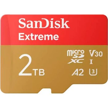 Карта пам'яті SanDisk 2tb microSDXC class 10 uhs-i u3 v30 a2 Extreme (sdsqxav-2t00-gn6ma)