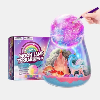 Інтерактивний набір для створення нічника Unicorn Terrarium Kit з єдинорогом та підсвіткою