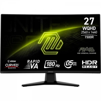 Монитор msi 27" mag 274cqf va Black Curved 180Hz