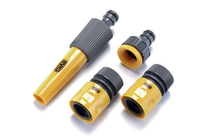 Набір для поливу Сила 1 пістолет x 1 адаптер 1/2" x 3/4" x 2 конектори 1/2" (4шт) (551281)