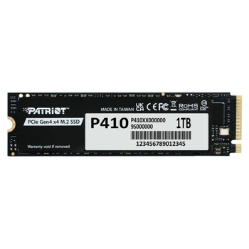 SSD-накопичувач Patriot P410 1 TB PCIe Gen4 x4 Black