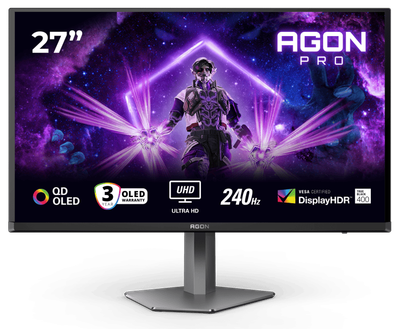 Монітор AOC AGON 26.5" 4K UHD QD-OLED 240 Гц