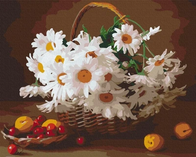 Картина за номерами Польові ромашки 40x50 Brushme (BS29376)