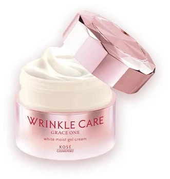 Антивозрастной отбеливающий крем-гель Kose Cosmeport Grace One Wrinkle Care White Moist Gel Cream, 100 г