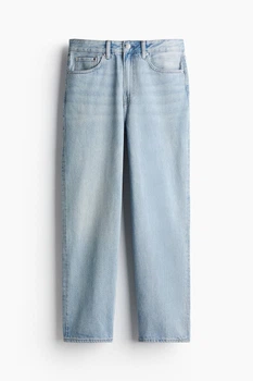 Джинсы Loose fit H&M 979945001c55 W36L34 голубые (100005379)