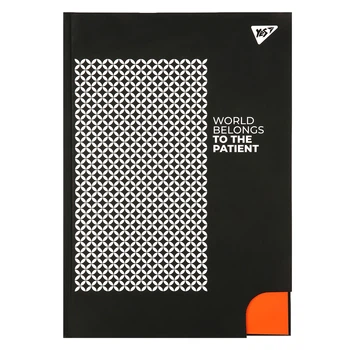 Книга канц. тв.пал. А4 96арк # офс. YES 152040 Success is built. Black /152040/