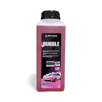 Активна піна для мийки авто ATOM BUBBLE 1л