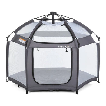 Дитяча платка манеж Bambi MR 1515 Platinum Grey 140х124х110 см