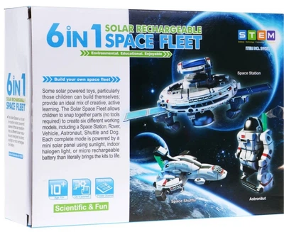 Zestaw Solarny 7 w 1 Kosmiczne modele + Panel słoneczny + Mikroakumulator dla dzieci 10+ (ZKP.2117) (5903864902686)