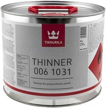 Разбавитель для промышленных красок и грунтовок Tikkurila Thinner 1031 3л