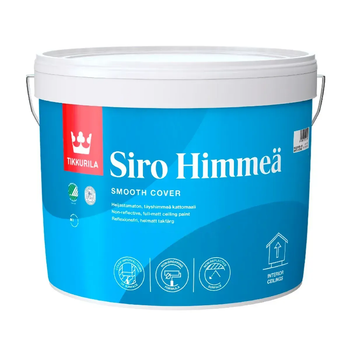 Фарба для стелі Tikkurila Siro Himmea базіс АР (біла) 9л
