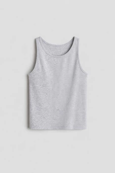 Майка H&M 1280538 134-140см сірий меланж