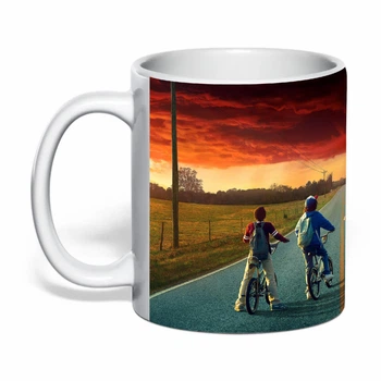 Чашка с печатью "Очень странные дела / Stranger Things" №8 (цвет белый) (37788)