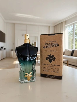 Jean Paul Gaultier Le Beau Le Parfum парфуми чоловічі, деревинно-східний аромат, імбир, ананас, амбра, шлейф
