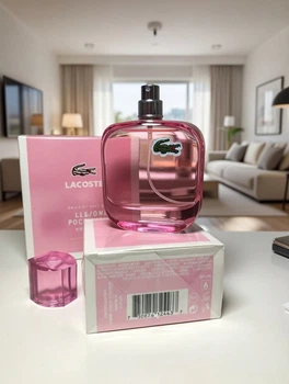 Lacoste L.12.12 Pour Elle Sparkling духи женские, водно-цветочный аромат, ежевика, макарон, сахарная вата