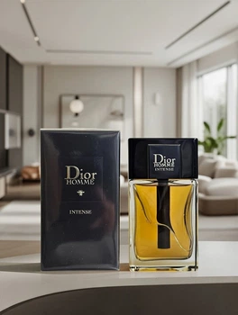Dior Homme Intense парфуми чоловічі, пудрово-деревний шлейф з ірисом, кедром та ветіверними акордами