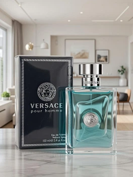 Парфумы Versace Pour Homme мужские, фужерный аромат бергамот, кедр, мускус, классическая свежесть, офисный стиль и стойкий шлейф