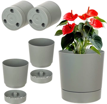 Doniczka z podstawką Kadax Verri K12277 2 szt