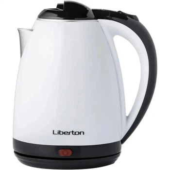 Электрочайник LEK-6801, White/Black, 1500W LIBERTON (teh0024509)