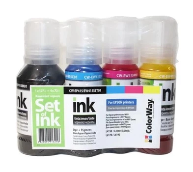 Комплект чернил Epson L4150/L4160/L6160/L6170 ColorWay 000337798
