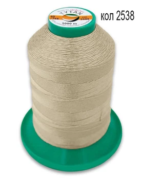 Нитки TYTAN 40/1000м цвет бежевый 2538 (1шт)