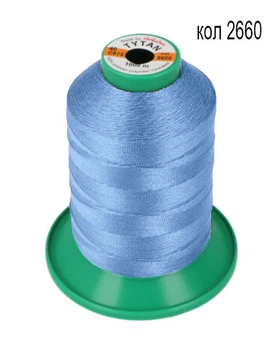 Нитки TYTAN 40/1000м колір блакитний 2657 (1шт)
