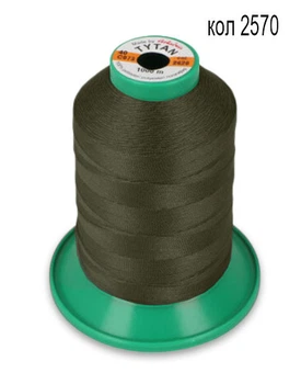 Нитки TYTAN 40/1000м цвет темный 2570 (1шт)