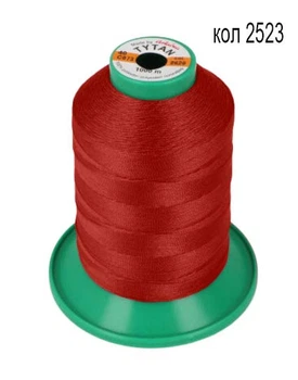 Нитки TYTAN 40/1000м цвет красный 2523 (1шт)
