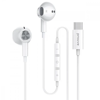 Проводные наушники Proove Echo (Type-C) white
