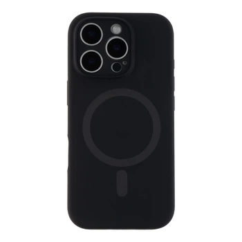 Чохол Premium Glow Silicone Case Full Camera with Magsafe для iPhone 16 Pro Black