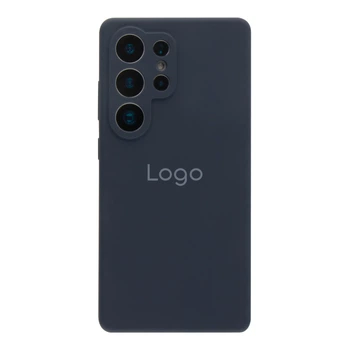 Чехол-накладка Liquid Silicone (AA) с защитой на камеру для Samsung Galaxy S26 Ultra 5G (S948) Dark Blue