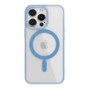 Чохол N TPU Color with Magsafe для iPhone 13 Pro Max Sierra Blue