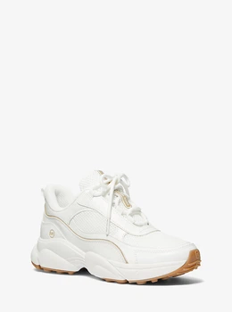 Кроссовки женские Michael Kors Katrina Mesh Trainer White, 38.5