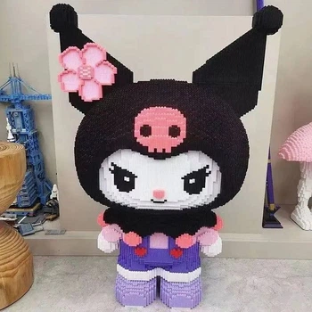 Конструктор 3D Magic Blocks в виде Kuromi Куроми 11000 деталей 60 см (AA0046)