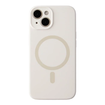 Чохол Premium Glow Silicone Case Full Camera with Magsafe для iPhone 13 White