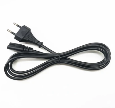 Мережевий кабель живлення 220V EU C7 двохконтактний для побутової техніки, 1.8 м (48951)