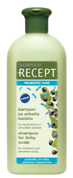 Шампунь для волосся Subrina Professional Recept Probiotic Care проти свербіння та подразнення шкіри голови 400 мл (3838980606069)