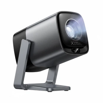 Проектор HOCO DT7 Smart 1080P Full HD, электрическое фокусирование, Android, Wi-Fi/Bluetooth, 40–180", LCD 2.69", серый
