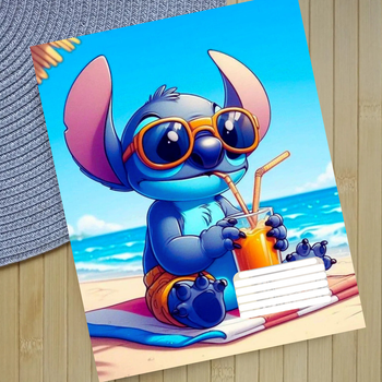 Тетрадь Стич Stitch 18 листов линия 05