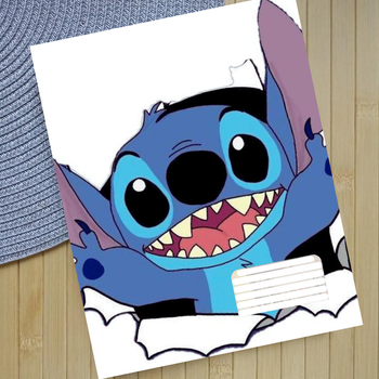 Тетрадь Стич Stitch 18 листов клетка 09