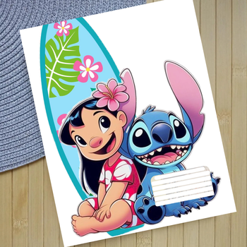 Тетрадь Стич Stitch 18 листов клетка 03